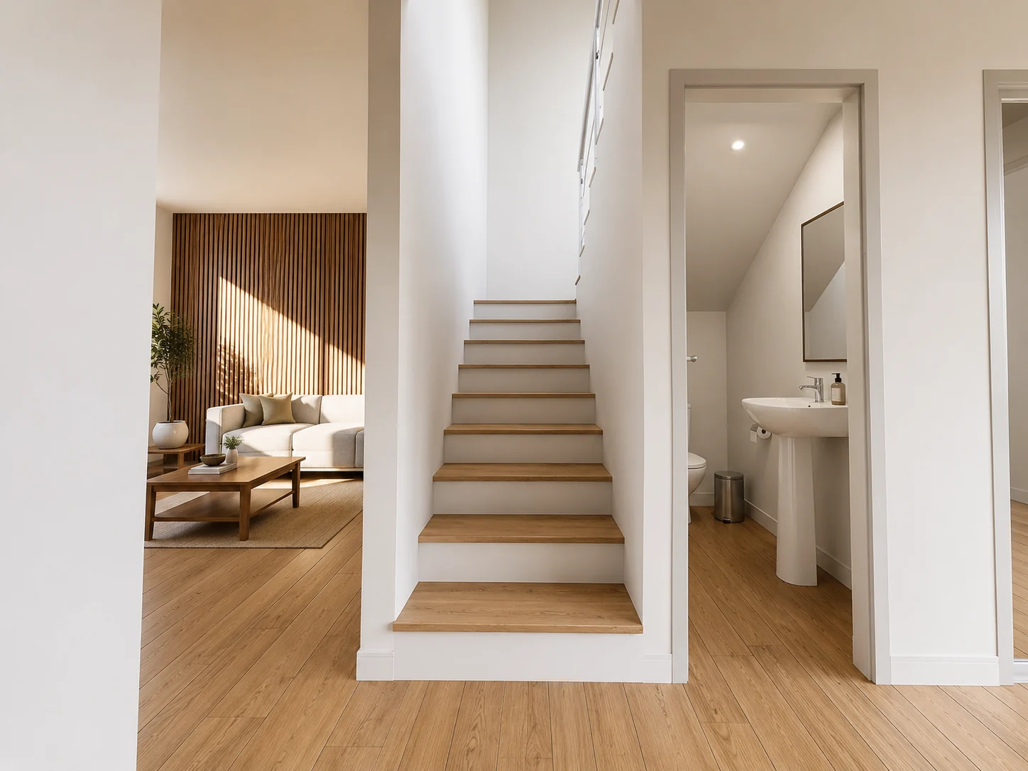 Segunda vista de escaleras