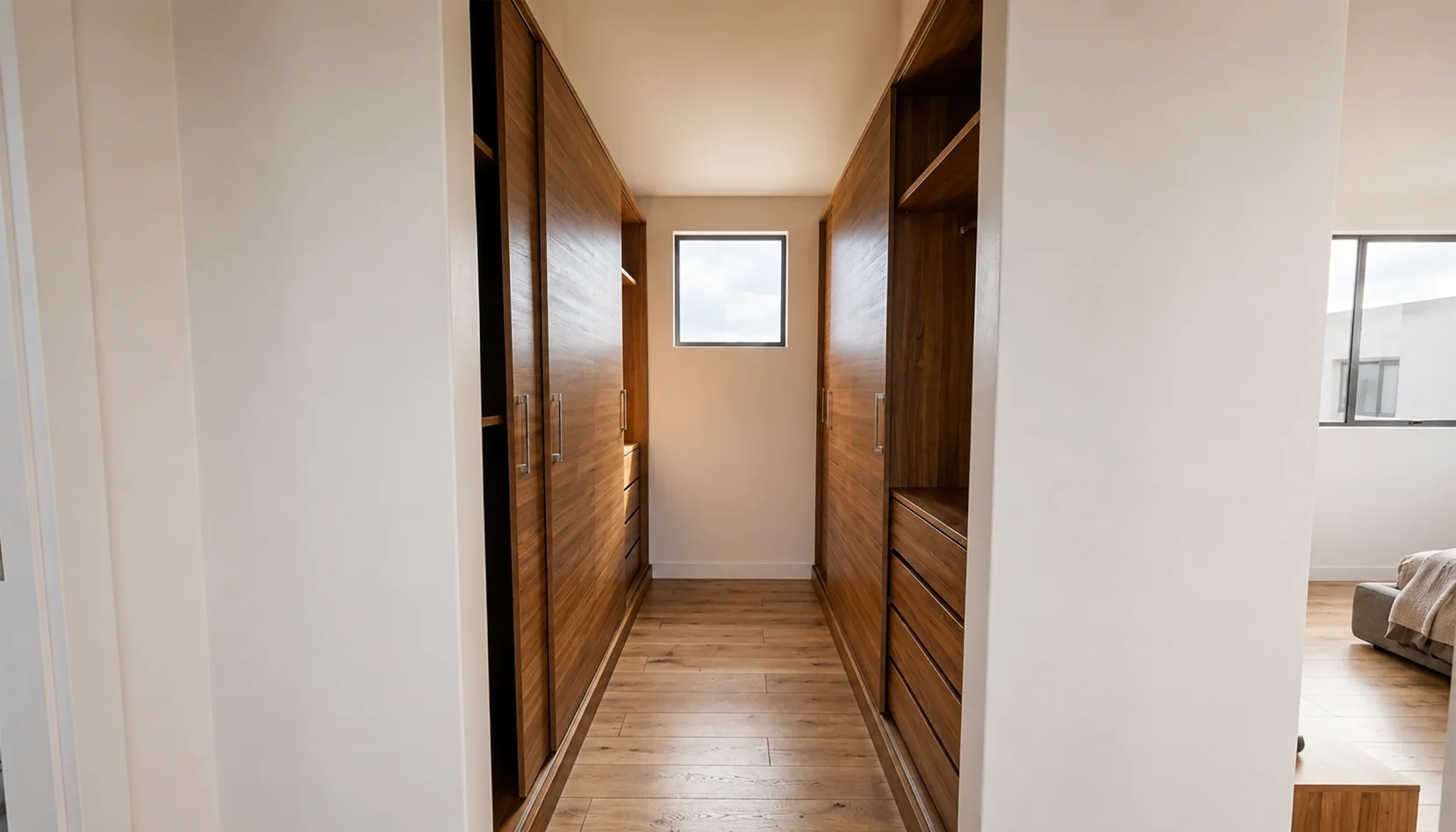Vestidor de la habitación principal
